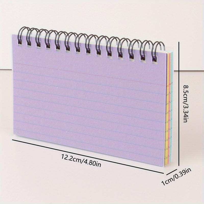 Detachable Coil Notebook Line with Index Card, Mini Size Exercise Note