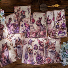30pcs Lost Garden Decorative Message Notes for Art Journals