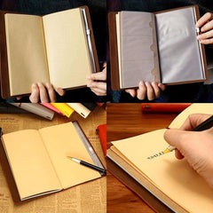 A6 Waterproof Loose leaf Notebook With Fabric Cover