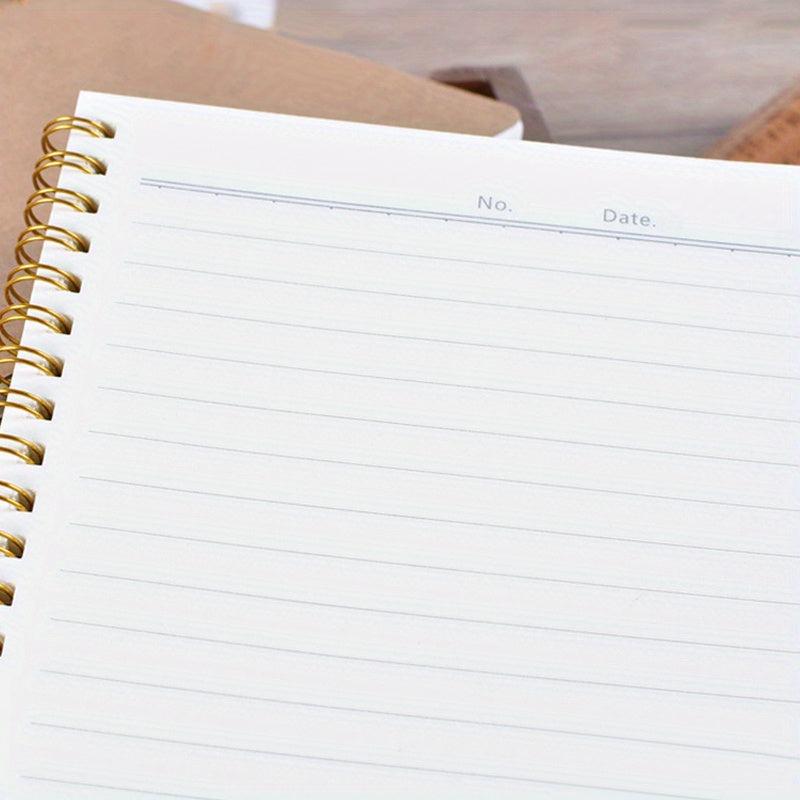 3 Packs Spiral Lined Notebooks Soft Cover 100 Pages