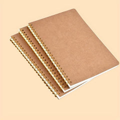3 Packs Spiral Lined Notebooks Soft Cover 100 Pages