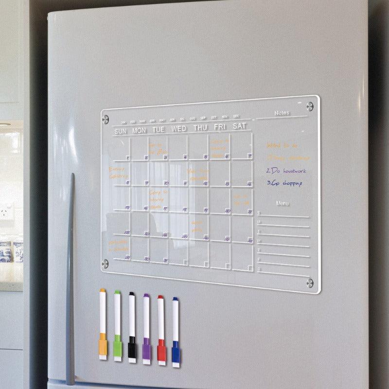 3D Magnetic Suction Acrylic Weekly Plan Notepad