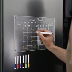 3D Magnetic Suction Acrylic Weekly Plan Notepad