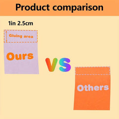 Bright Self Adhesive Pads Sticky Memo Stickers 75pcs 3.81x5.08 Cm