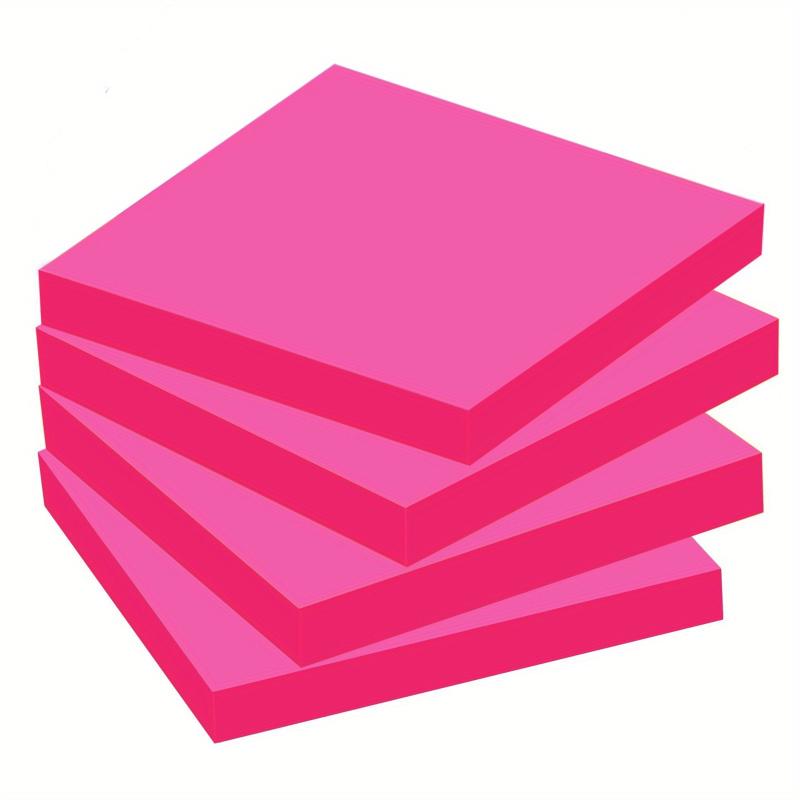 Sticky Notes 7.62x7.62 cm Bright Colors Self Stick Pads Home Office Notebook