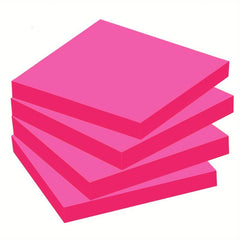 Sticky Notes 7.62x7.62 cm Bright Colors Self Stick Pads Home Office Notebook