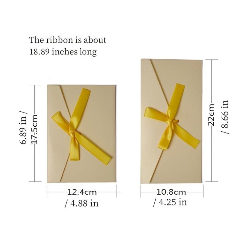 Retro Thickened Large Bowknot Pearlescent Paper Envelopes