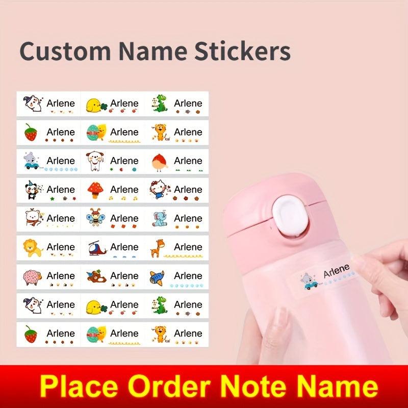 150pcs Custom Name Sticker Waterproof Personalized Office Supplies Tag Label
