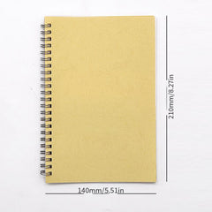 Stylish A5 Solid Spiral Notebook