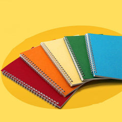 Stylish A5 Solid Spiral Notebook