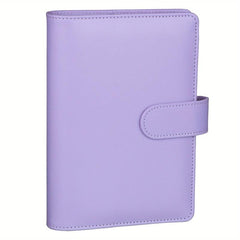 Macaron A6 Soft Leather Hand Book Loose Leaf Notepad Case