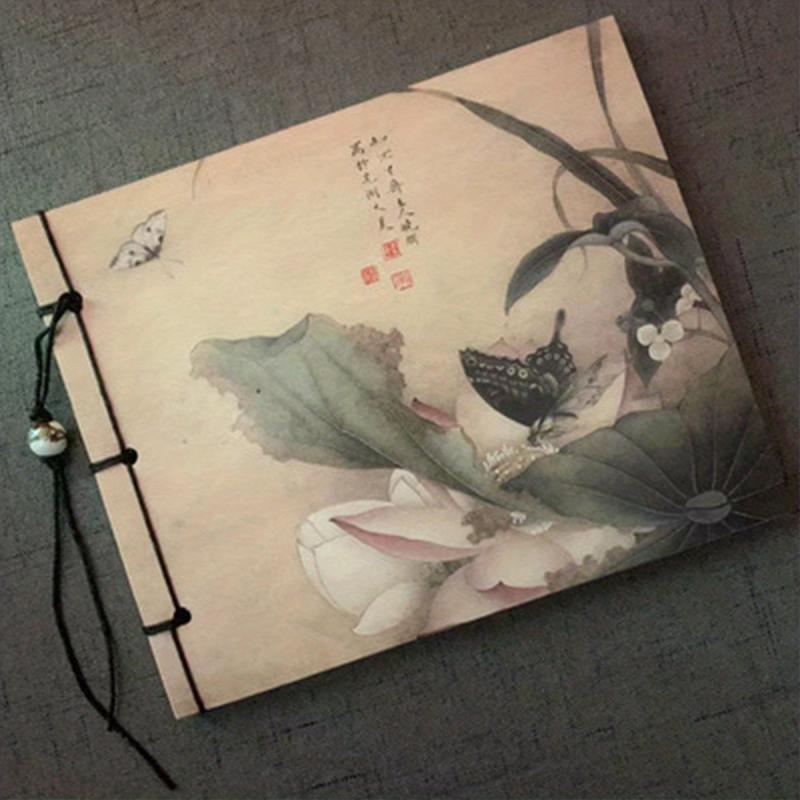 Vintage Line bound Notebook Sketch Notebook Student Stationery