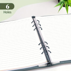 240 Pages A5 A6 Refill Paper Planner Inserts Light Brown Binde