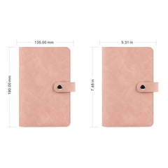Retro A6 PU Leather Notebook for Cash Budgeting