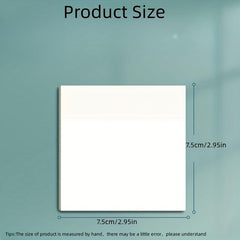 50 Transparent Sticky Notes Student Notes Sticky Note Stickers
