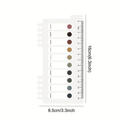 Assorted Sticky Notes with Built-in Ruler