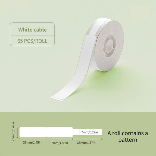 NIIMBOT D11 D110 D101 Cable Labels Waterproof Wire Cord Tags Stickers