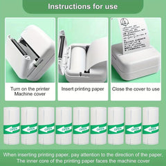 10pcs Adhesive Thermal Paper Sticker for Students Camera Printing