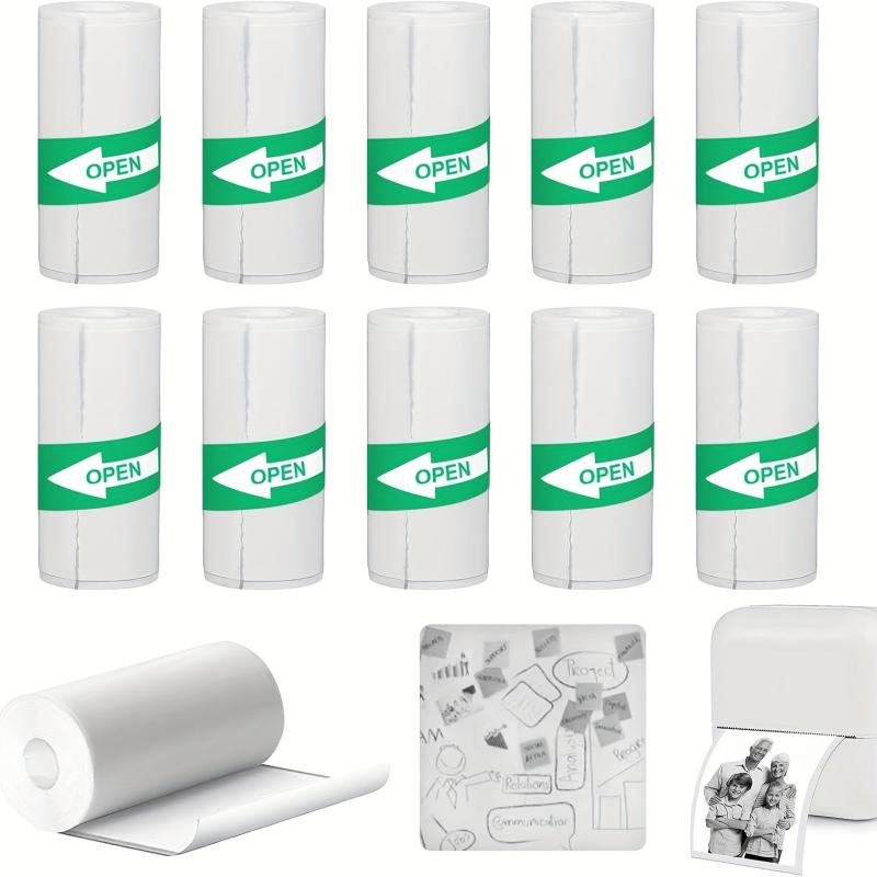 10pcs Adhesive Thermal Paper Sticker for Students Camera Printing