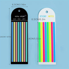 160Pcs Transp Highlighter Tape Sticky Tabs & Scissor Morandi N