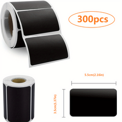 300pcs Chalkboard Labels Waterproof Reusable Blackboard Stickers