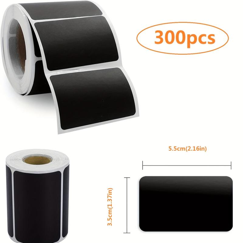 300pcs Chalkboard Labels Waterproof Reusable Blackboard Stickers