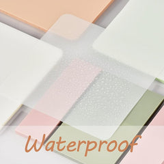 80 Sheets Transparent Sticky Notes Self Stick Note Pads 4 Colors Memo Pad