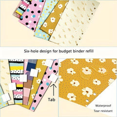 6 Fancy Budget Envelopes 17 7 9 19 Cm 6 Hole Envelopes