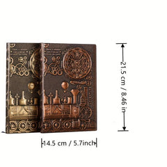 Embossed PU Leather A5 Notebook - 100 Sheets