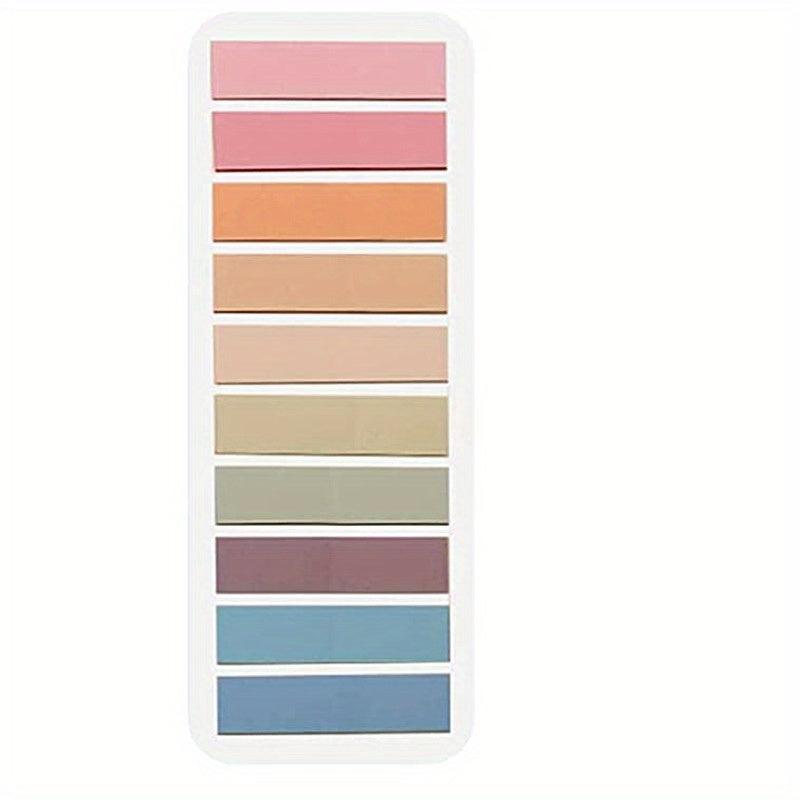 200pc Morandi Sticky Note Tabs Colored Repositionable Flags