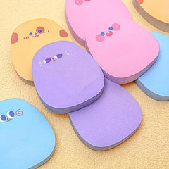 4-Piece Cartoon Bag Note Book Sticky Notes Set