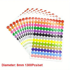 Self Adhesive Round Dot Circle Sticker 6mm-20mm Label Party Decoration