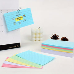 7x12.7 cm Colorful Index Cards 100 Sheets