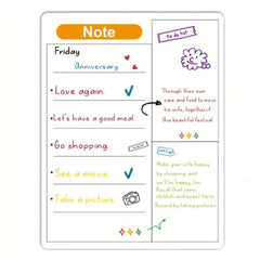 Magnetic Dry Erase Calendar Board for Fridge