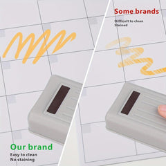 Magnetic Dry Erase Calendar Board for Fridge