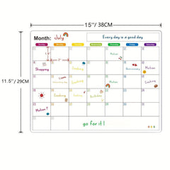 Magnetic Dry Erase Calendar Board for Fridge