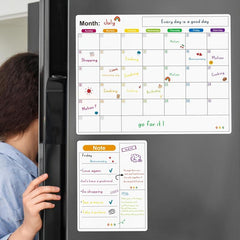 Magnetic Dry Erase Calendar Board for Fridge