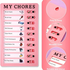 Checklist Boards Daily Schedule To Do List Board Plastic Chore Chart