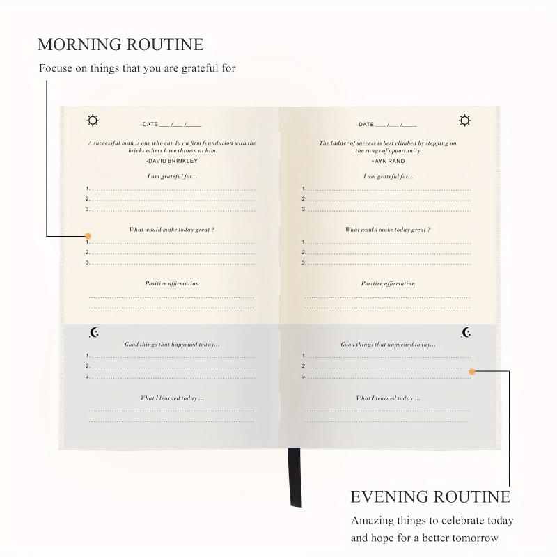 Gratitude Journal Life Planner Daily Affirmations 5 Minutes