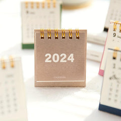 Small Fresh Mini Desk Calendar Self-Discipline Monthly Planner