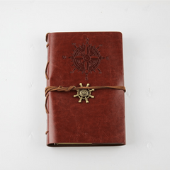 Vintage Pirate PU Leather Diary Notebook Travel Planner