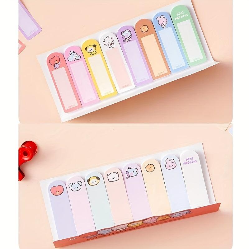 160 Sheets Sticky Notes Assorted Styles Index Memo Pad