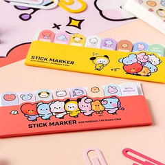 160 Sheets Sticky Notes Assorted Styles Index Memo Pad