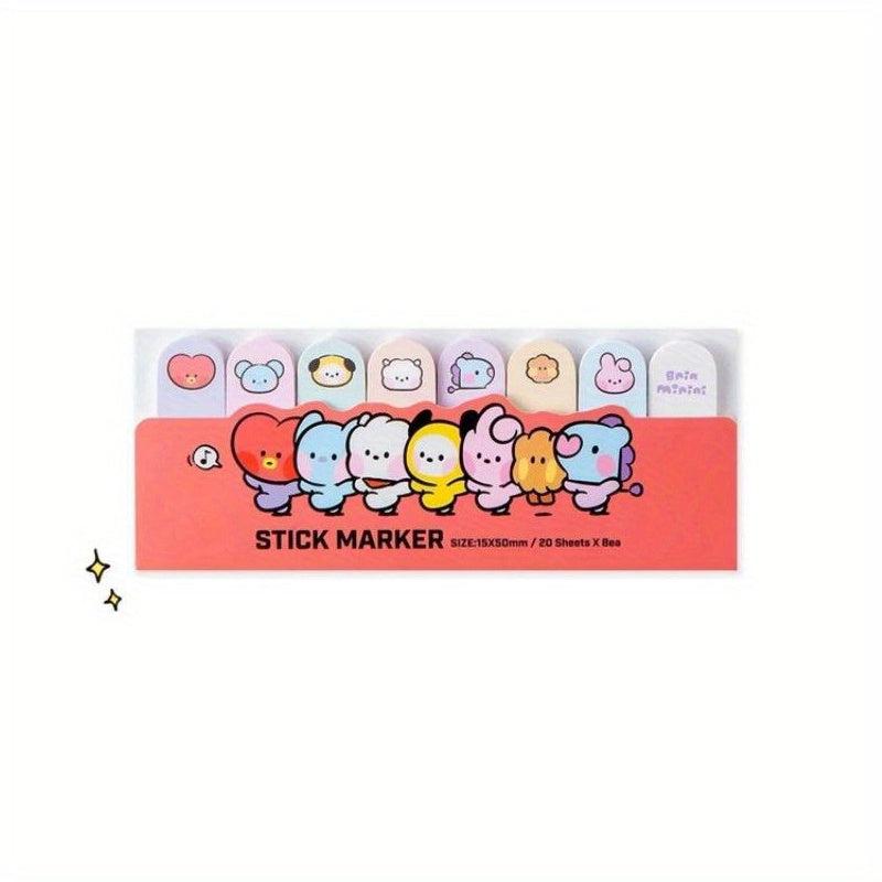 160 Sheets Sticky Notes Assorted Styles Index Memo Pad
