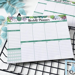 Weekly Planner Notepad Tear Out Planner Pad 52 Sheets 100gsm Paper