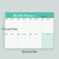 Weekly Planner Notepad Tear Out Planner Pad 52 Sheets 100gsm Paper