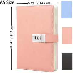 Lockable Diary Women Teens Students A5