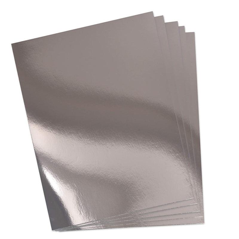 250 A4 Metallic & Silver Card Sheets for Crafting & Invitations