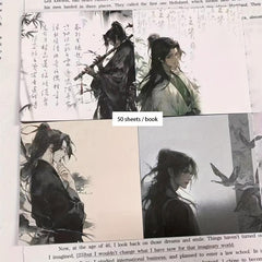 50sheets Ancient Style Samurai Memo Pad Notepad No Adhesive