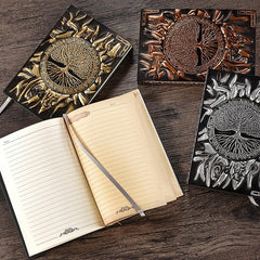Vintage Tree Of Life A5 A6 Diary Notebook Embossed Leather Bible Book